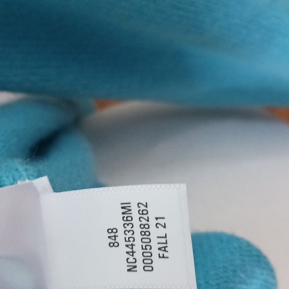 Nordstrom Cashmere Sweater V Neck Long Sleeve Jewel Blue Size XL - Picture 6 of 7